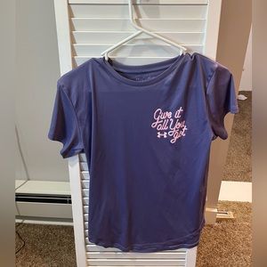 Purple quote shirt